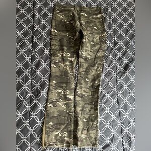 Flare jeans with cargo pockets